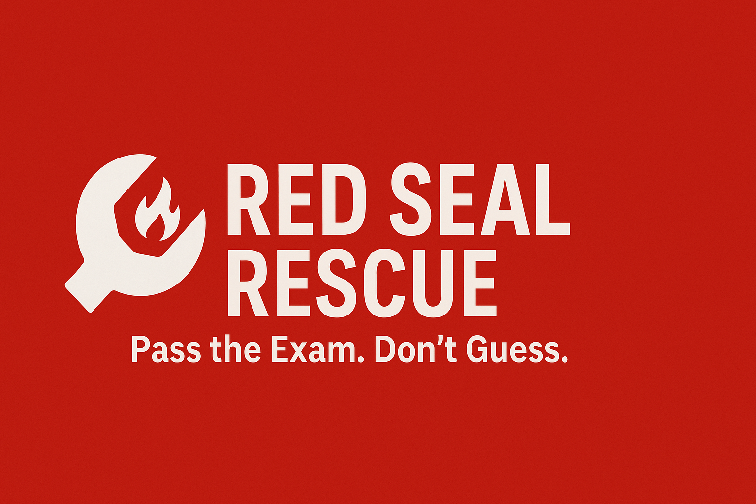 Red Seal Rescue Coaching : Pass the Exam, Don't Guess