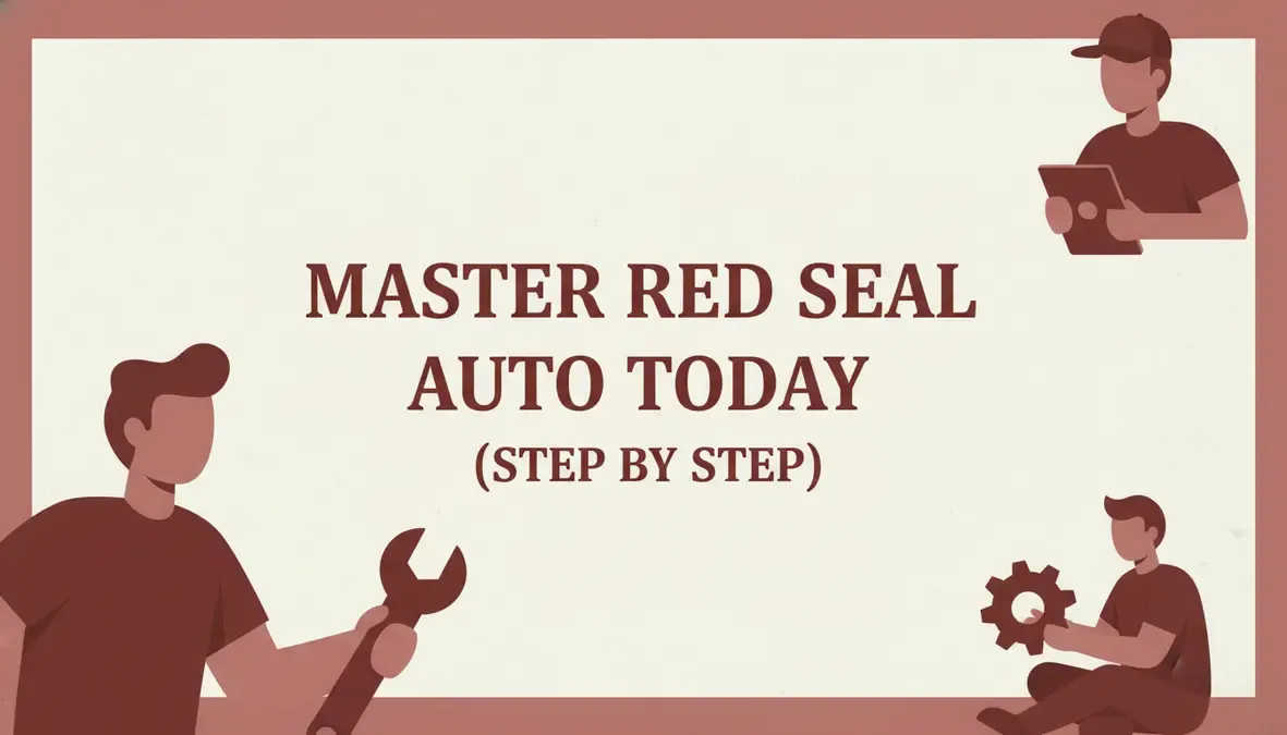 Master Red Seal Auto Today (Step by Step)